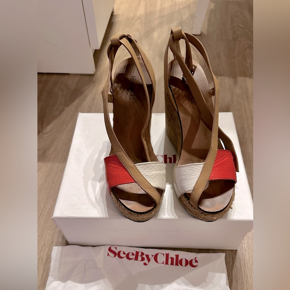 Wedge sandals SEE by Chloe